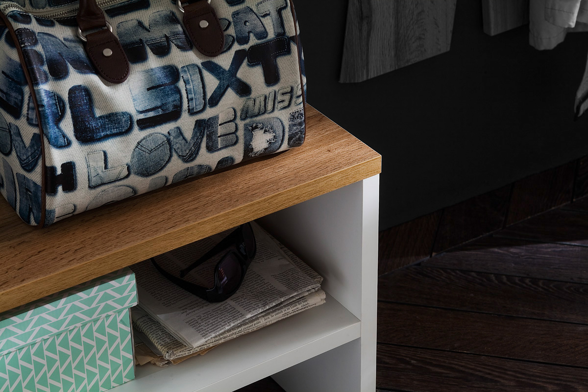 Nia Garderoba Ławka z półką